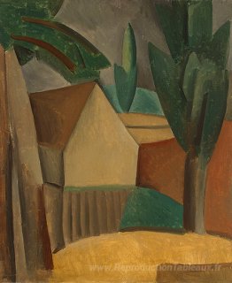 Maison dans un jardin