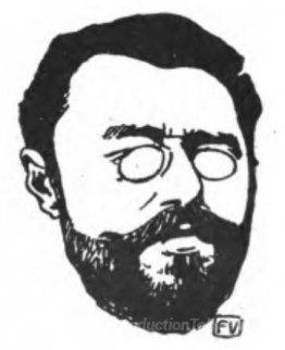 Portrait de l'écrivain français Francis Jammes