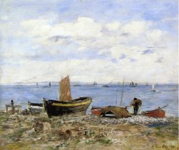 Rivage à Sainte-Adresse, marée basse
