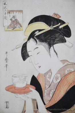 Portrait de Naniwaya Okita