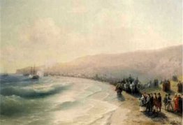 Arrivée Catherine la seconde à Pheodosiya