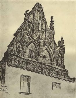 Kovno. Façade gothique.