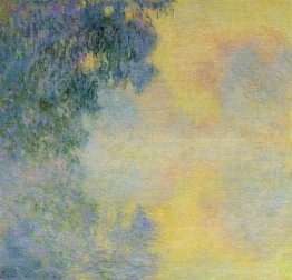 Matin brumeux sur la Seine, lever du soleil