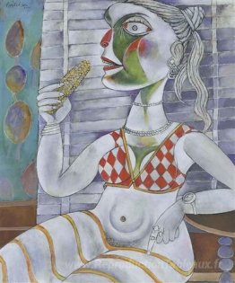 Femme mangeant bhutta