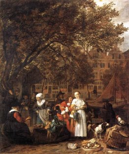 Marché végétal à Amsterdam