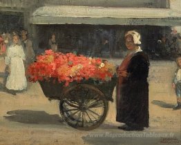 Marchand de fleurs à Paris