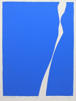 Blanc sur bleu II