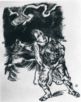 Voyageur dans un orage