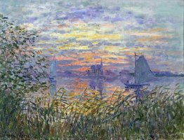 Coucher de soleil sur la Siene