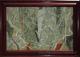 Sans titre (marron, rouge, vert, blanc)