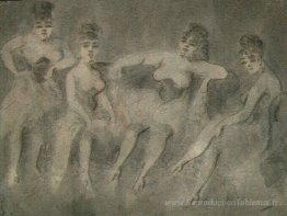 Quatre femmes sur un canapé