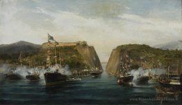 Inauguration du canal Corinthe