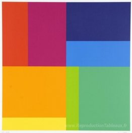 Bewegung von acht Farben um eine Achse