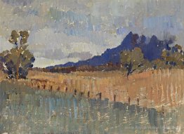 Northern Landcape (Flinders Ganges Landscape avec la pluie appro