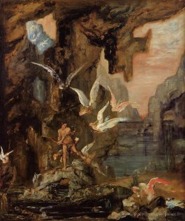 Hercule au lac Stymphalos