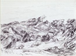 Sans titre (dunes avec pinceau à pointe)