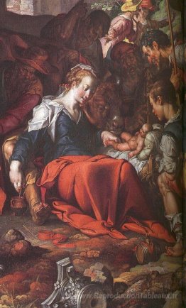 Adoration des bergers (détail)