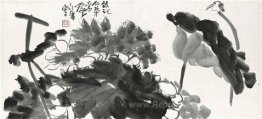 Oiseau et lotus
