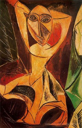 Nude avec des bras surélevés (l'Avignon Dancer)