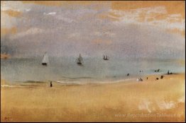 Plage avec canaux à voile