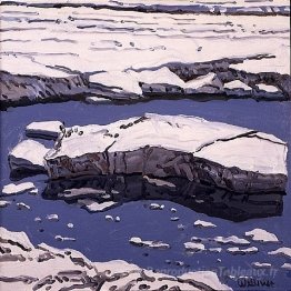 Étude pour la flux de glace, Alllagash