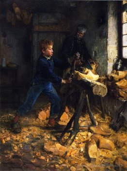 Le jeune fabricant de sabot