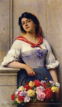 La fille fleurie