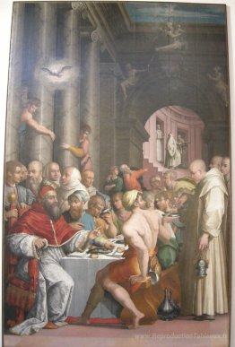 Dîner de Saint-Gregory le Grand (Clement VII)