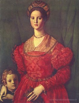 Portrait de jeune femme avec son fils