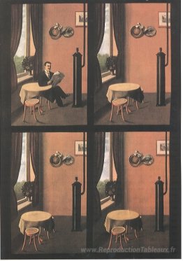 Homme lisant un journal