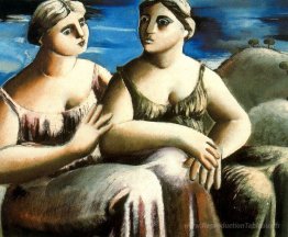 Deux femmes assises
