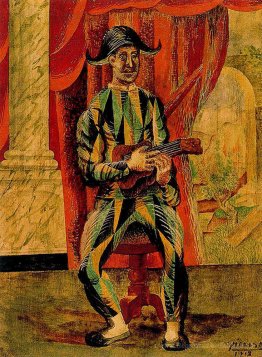 Arlequin avec guitare