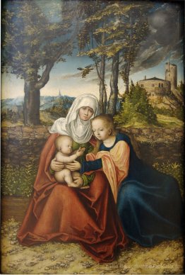 Vierge et enfant avec Saint-Anne