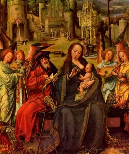Sainte Famille avec St. Catherine et St. Barbara