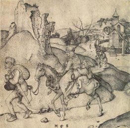Famille paysanne qui va sur le marché