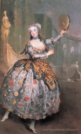 Portrait de la danseuse Barbara Campanini alias La Barbarina