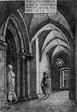 Le hall d'entrée de la synagogue Regensburg