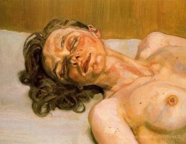 Fille aux yeux fermés