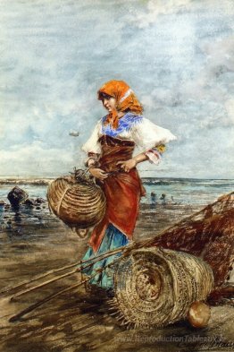 Rassembler des coques au bord de la mer
