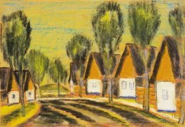 Village Row of Houses