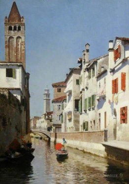 Une scène de canal, Venise