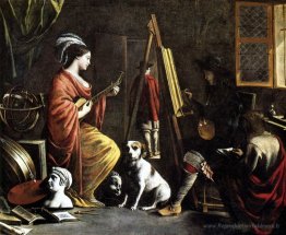 Le studio de l'artiste