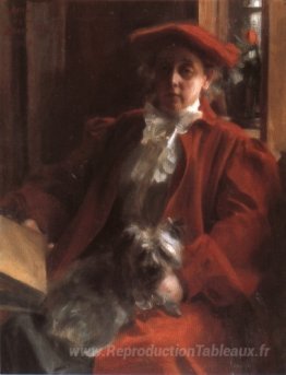 Emma et Mouche, le chien