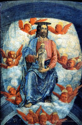 Christ avec l'âme de la vierge