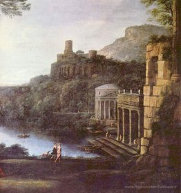 Paysage avec la nymphe egeria et numa