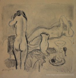 Deux nus en studio