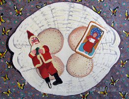 Assiette de biscuits de Noël