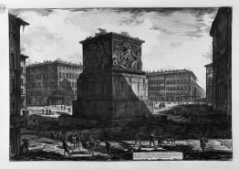 Vue du piédestal de l'apothéose d'Antoninus Pius et de son épous