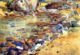 Brook parmi les rochers