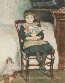 Portrait d'Olga Surikova dans l'enfance
